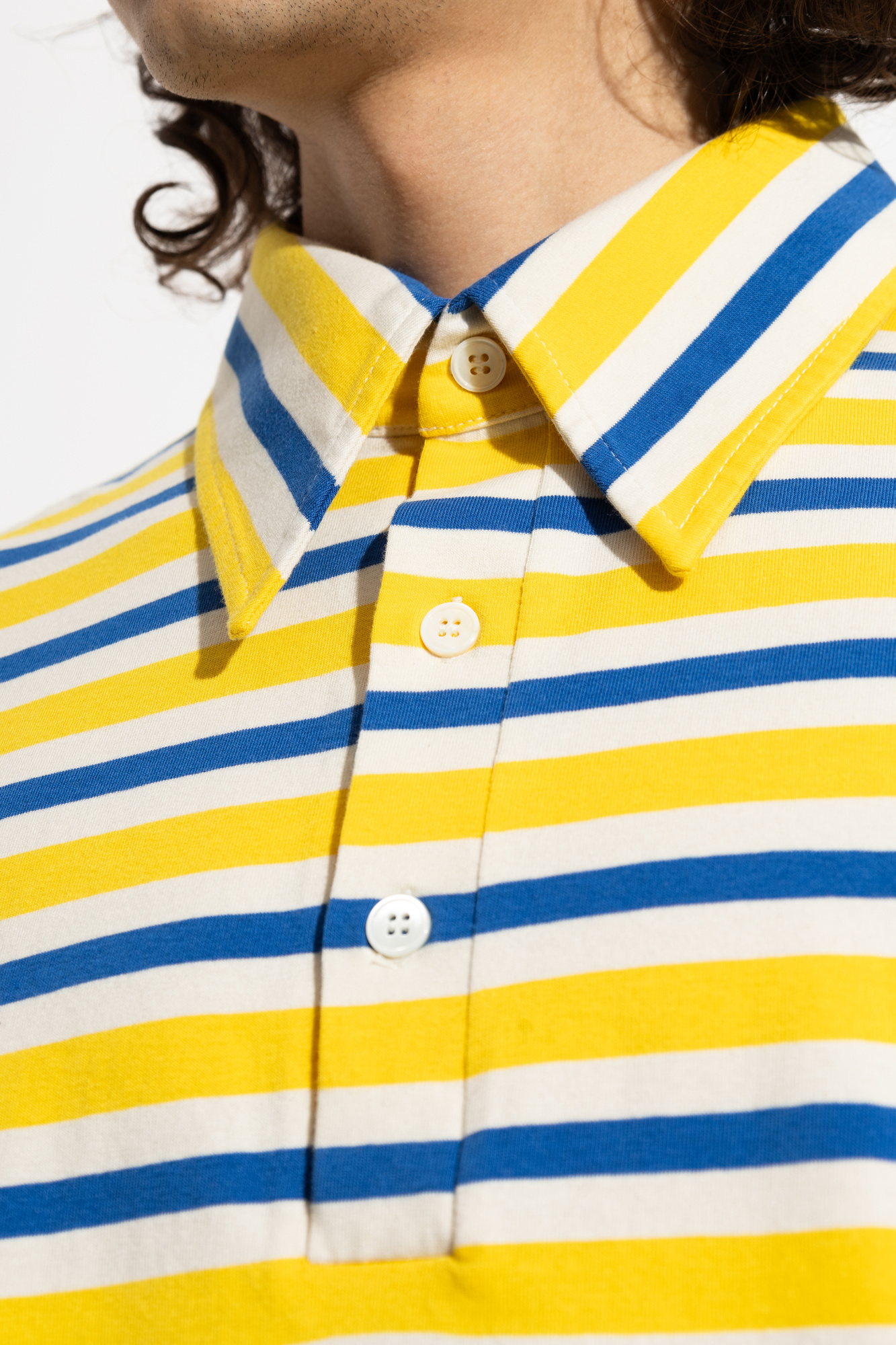 MM6 Maison Margiela Polo shirt with striped pattern | Men's | Vitkac